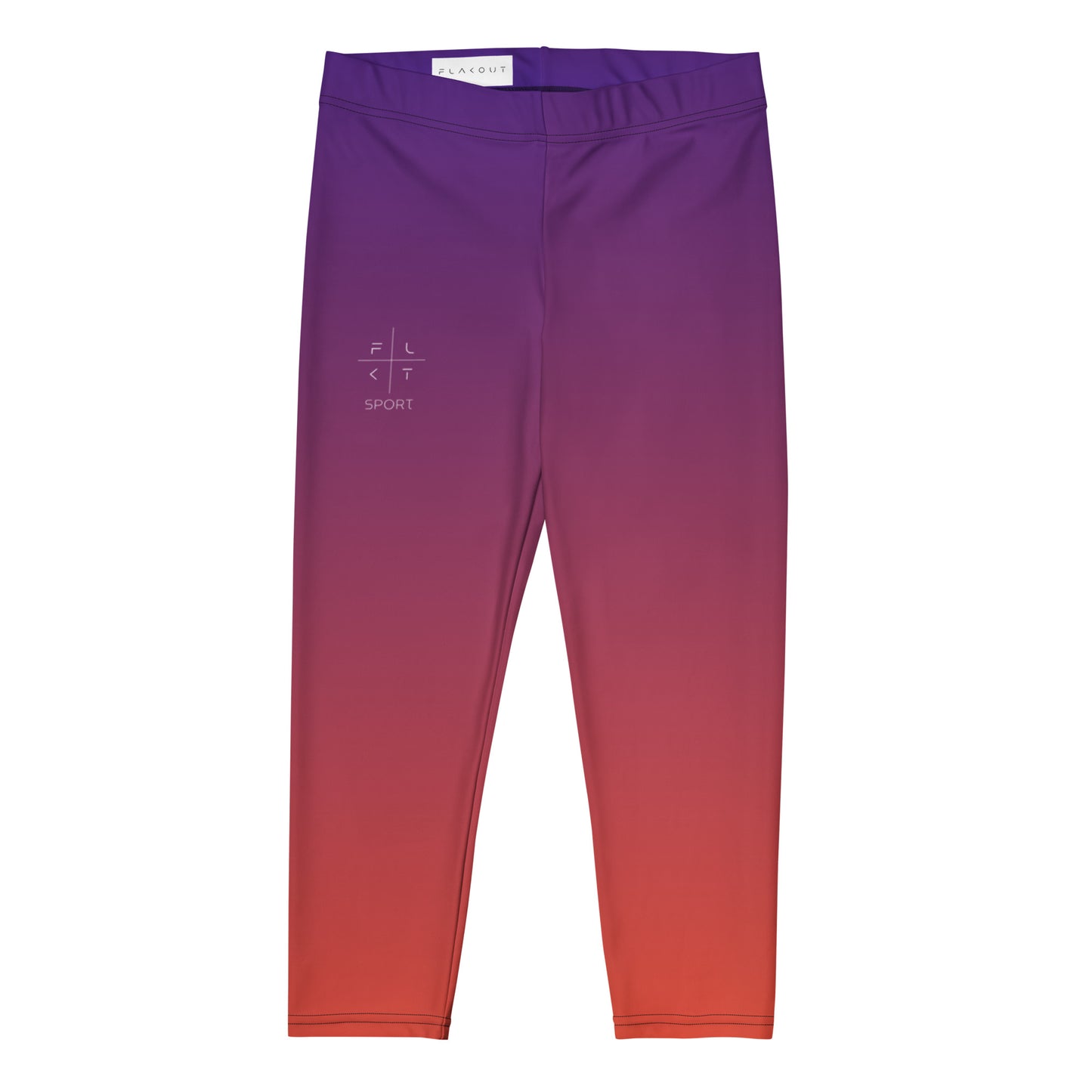 Peach Delight FLAKOUT Sport Women's Capri Leggings - FLAKOUT