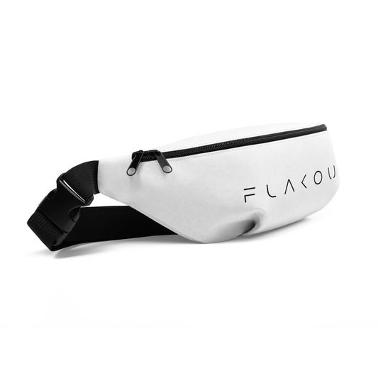 Unisex Water-resistant Fanny Pack - White - FLAKOUT