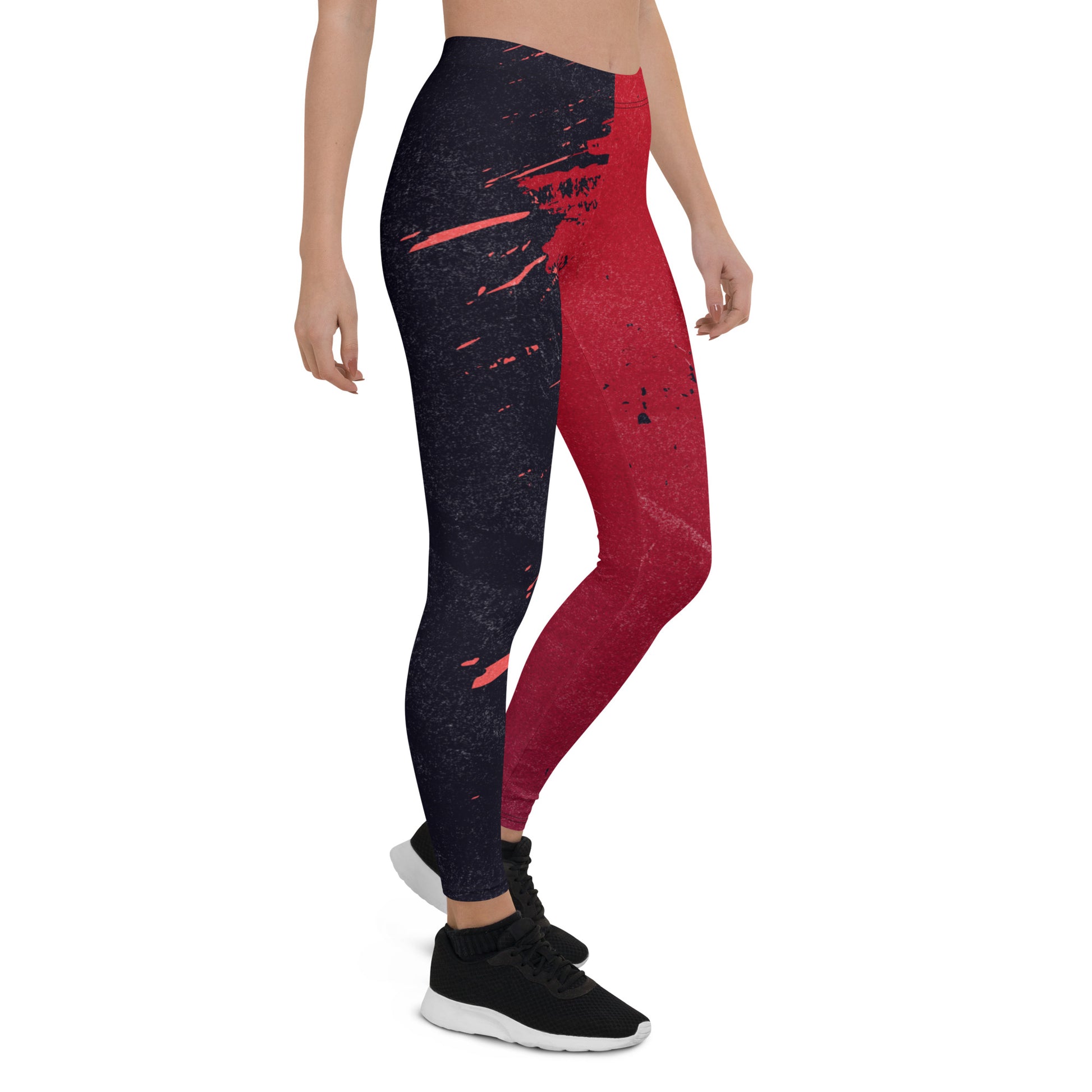 Leggings Red Black Crush - FLAKOUT