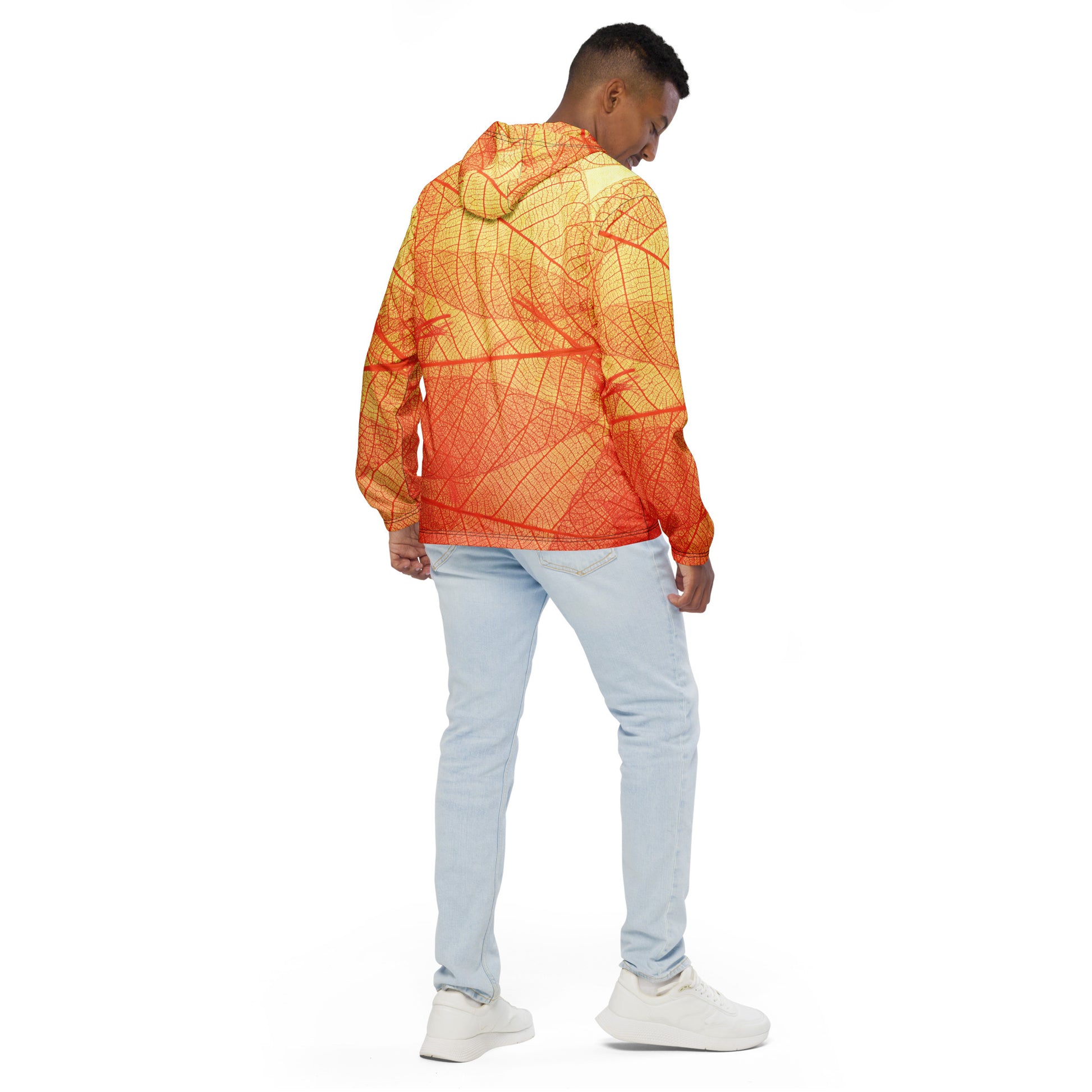 Vermilion Wisps Waterproof Windbreaker - FLAKOUT