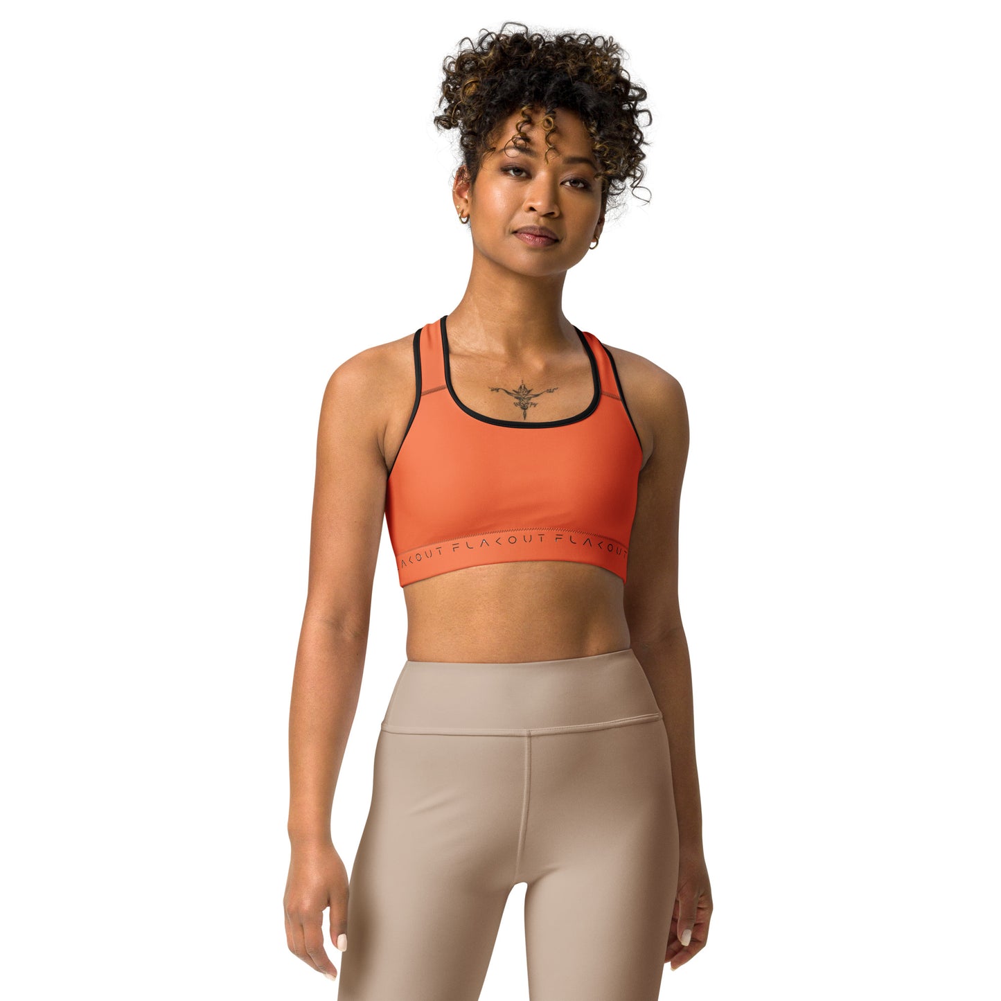 Fiery Burst Women's Sports Performance Bra - FLAKOUT