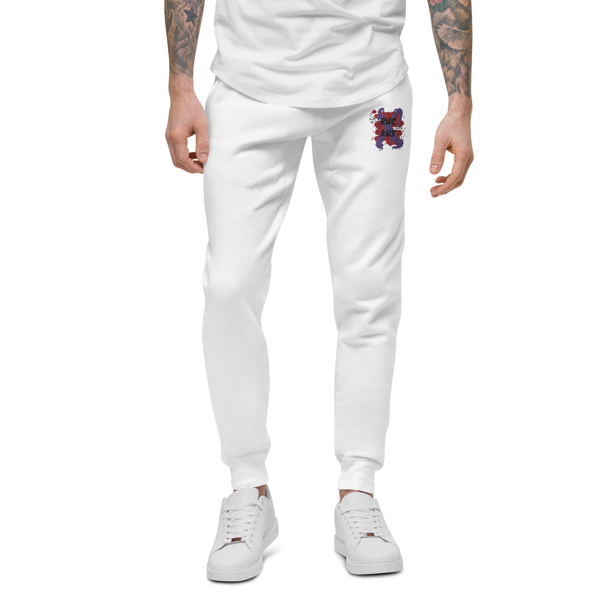 Ruckus Embroidered Unisex Fleece Sweatpants - FLAKOUT