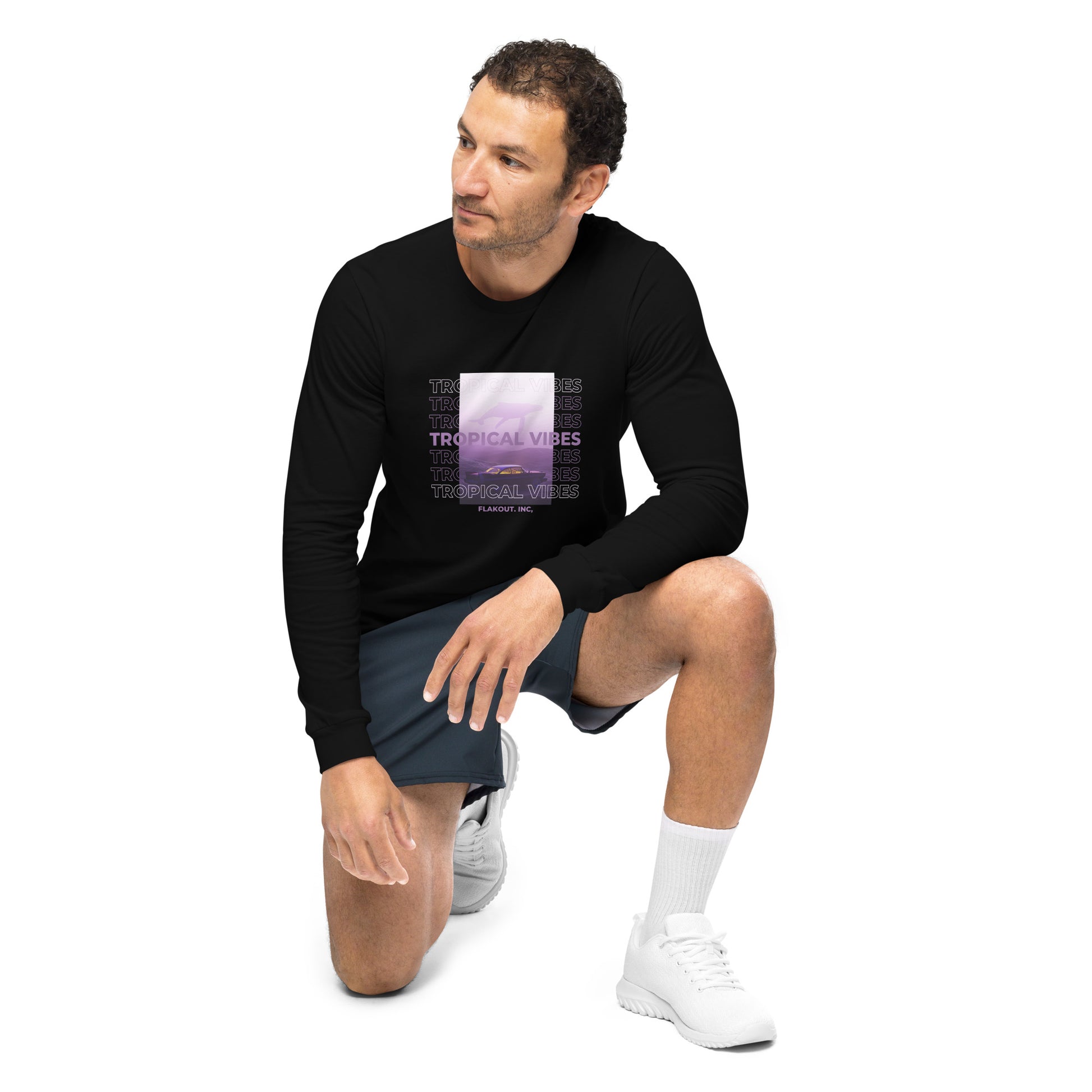 Tropical Vibes Odyssey Long Sleeve Tee - FLAKOUT