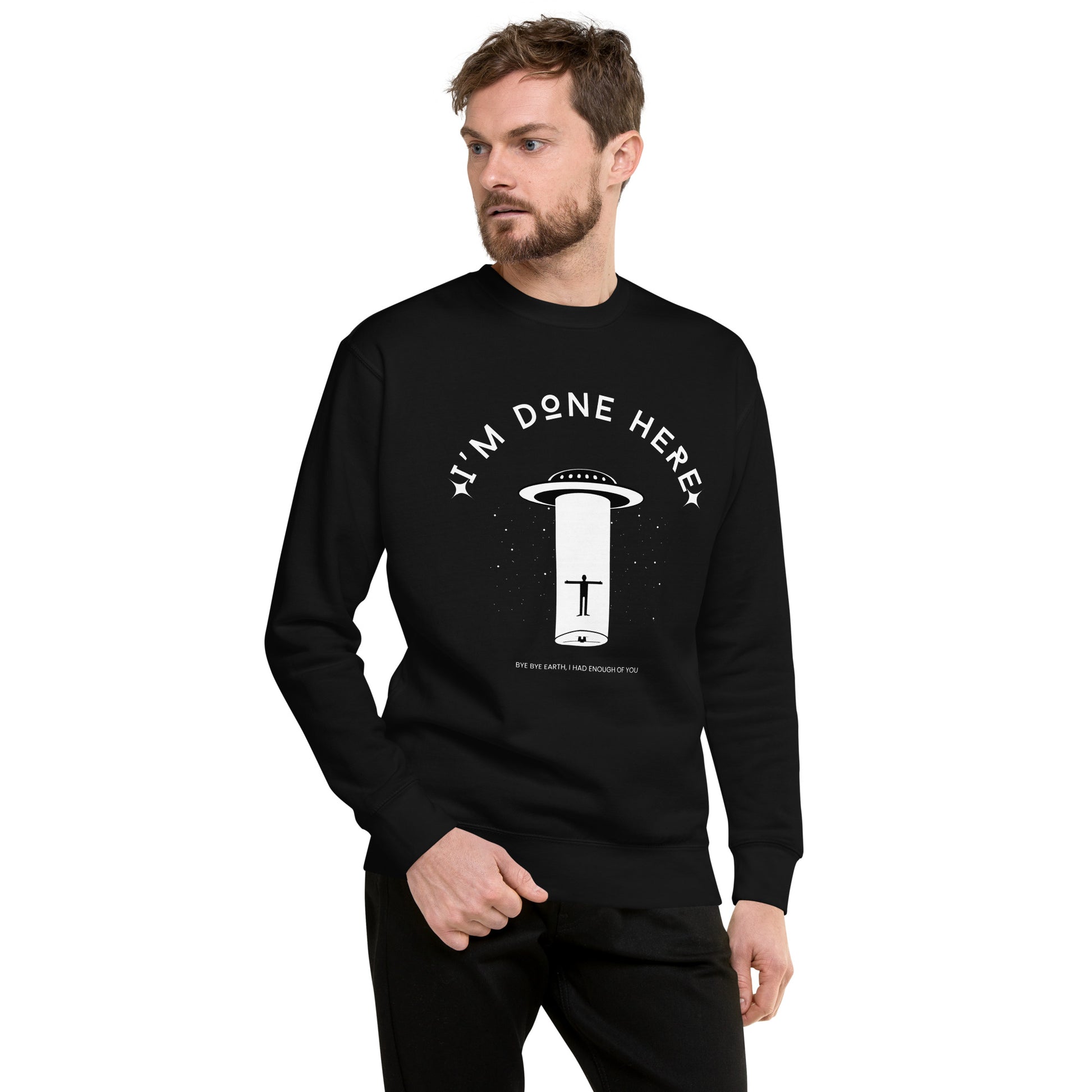 I'm Done Here Unisex Fleece Sweatshirt - FLAKOUT