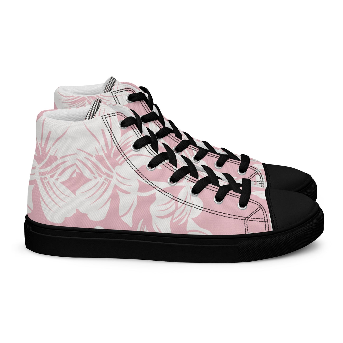 Garden Grace Women's High Top Canvas Shoes - FLAKOUT