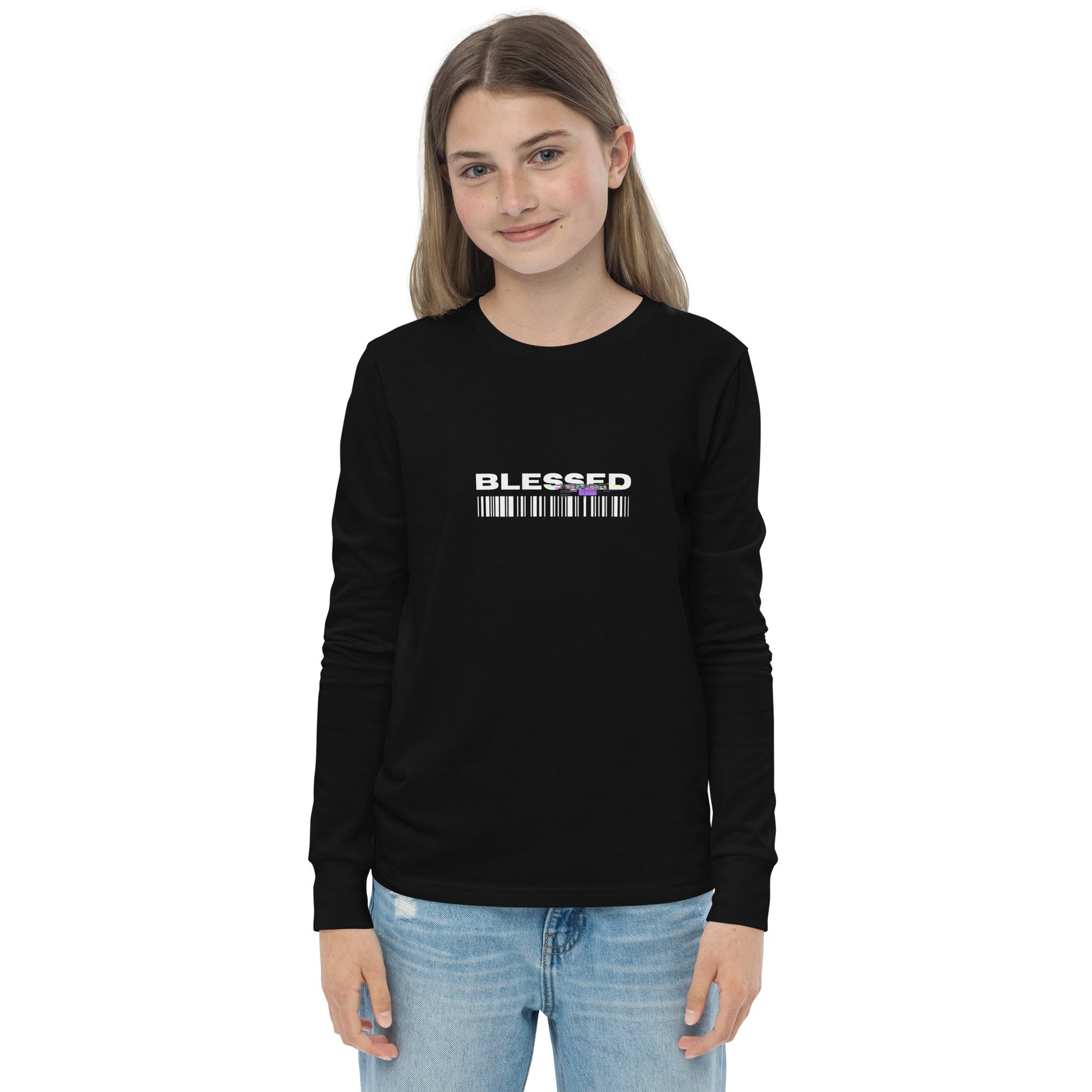 Divine Grace Blessed Kid's Long Sleeve Shirt - FLAKOUT