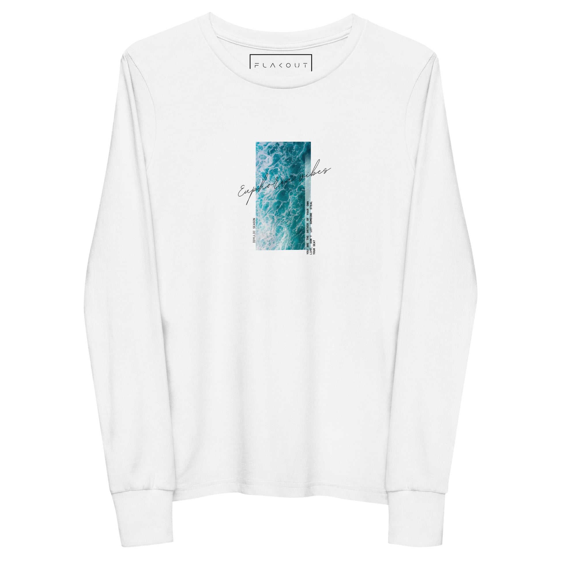 Kid's Long Sleeve Shirt Euphoria Vibes - FLAKOUT