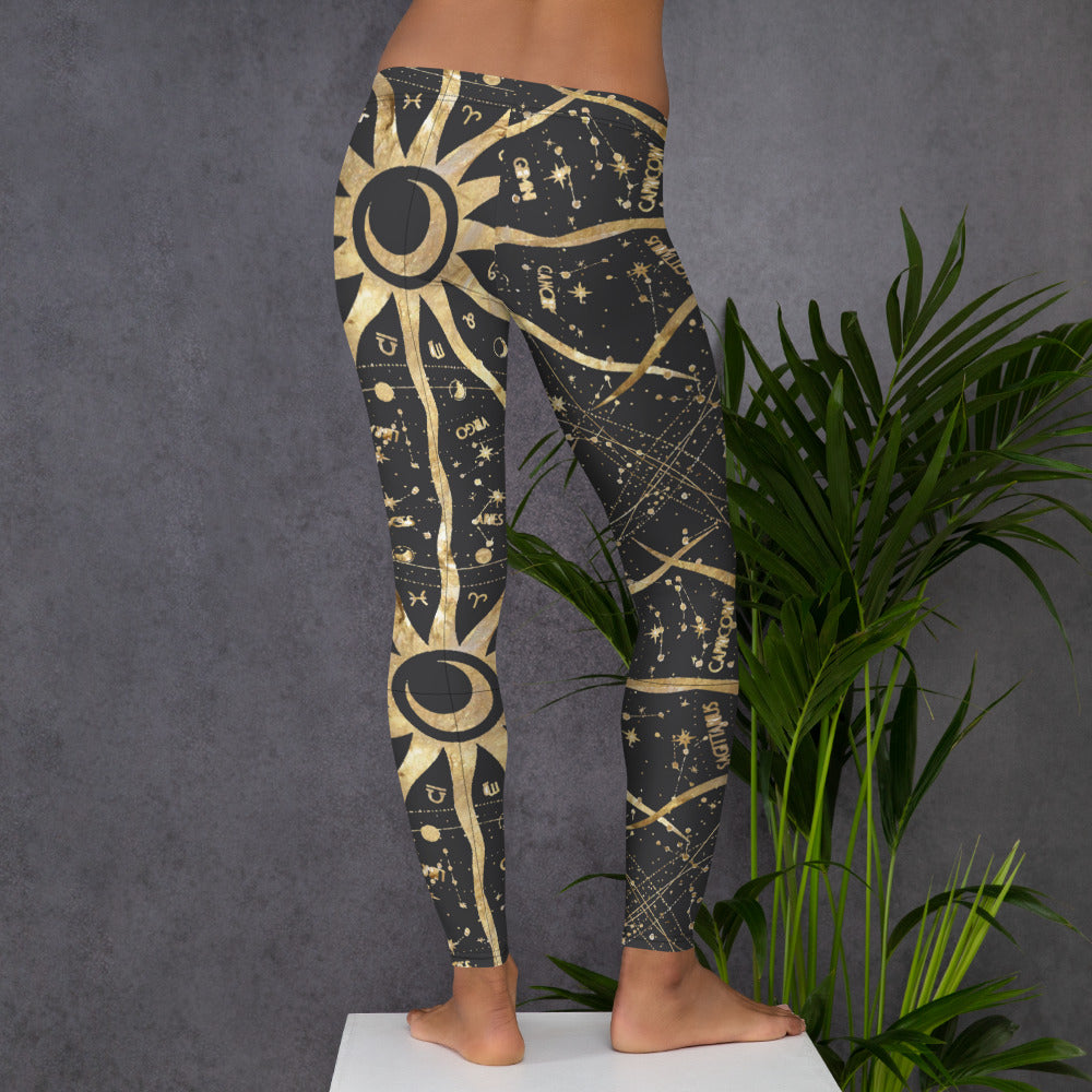 Women's Leggings Ancient Sun - FLAKOUT